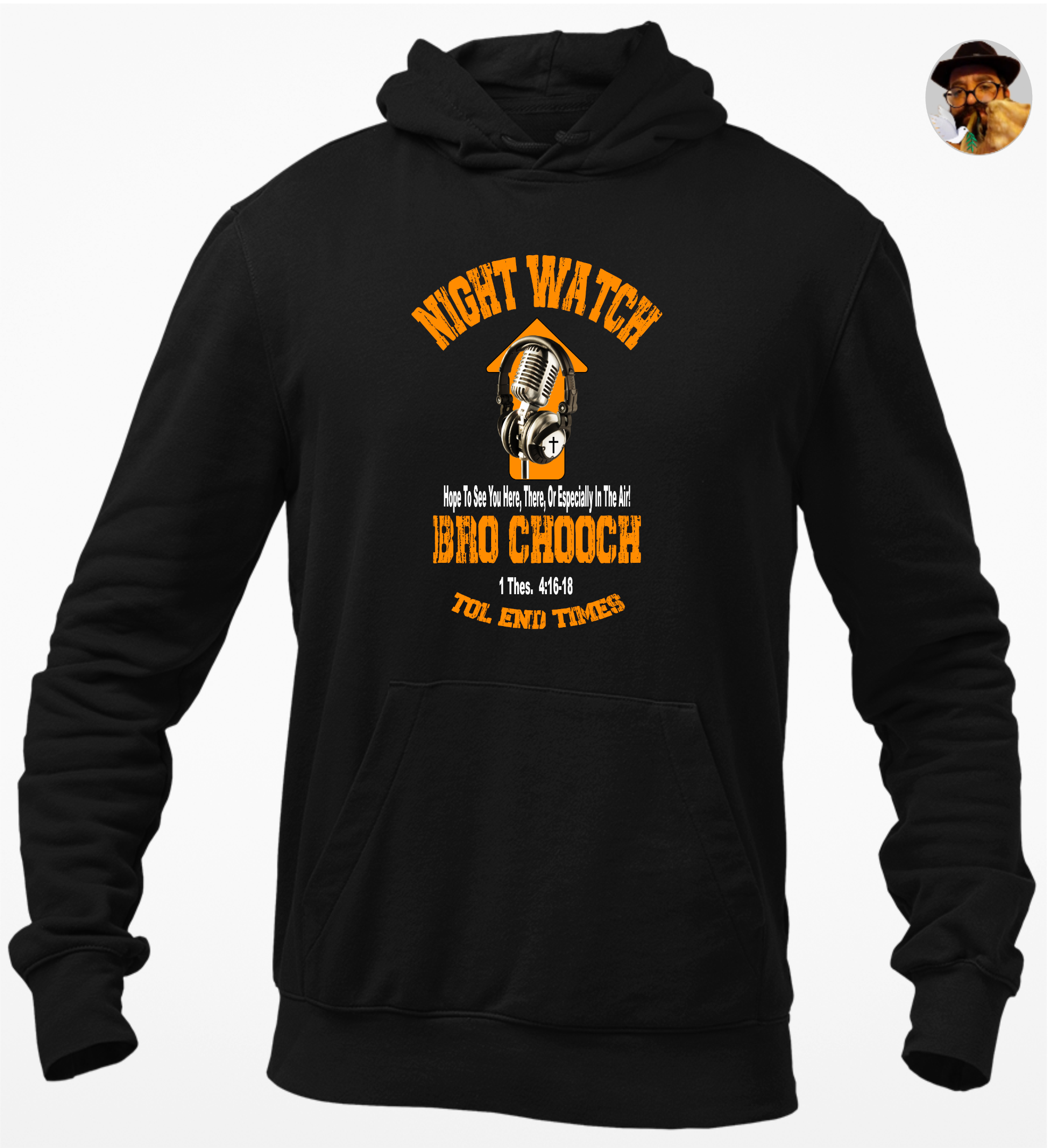 TOL END TIMESNight Watch Hoodie Sealed In Christ Apparel
