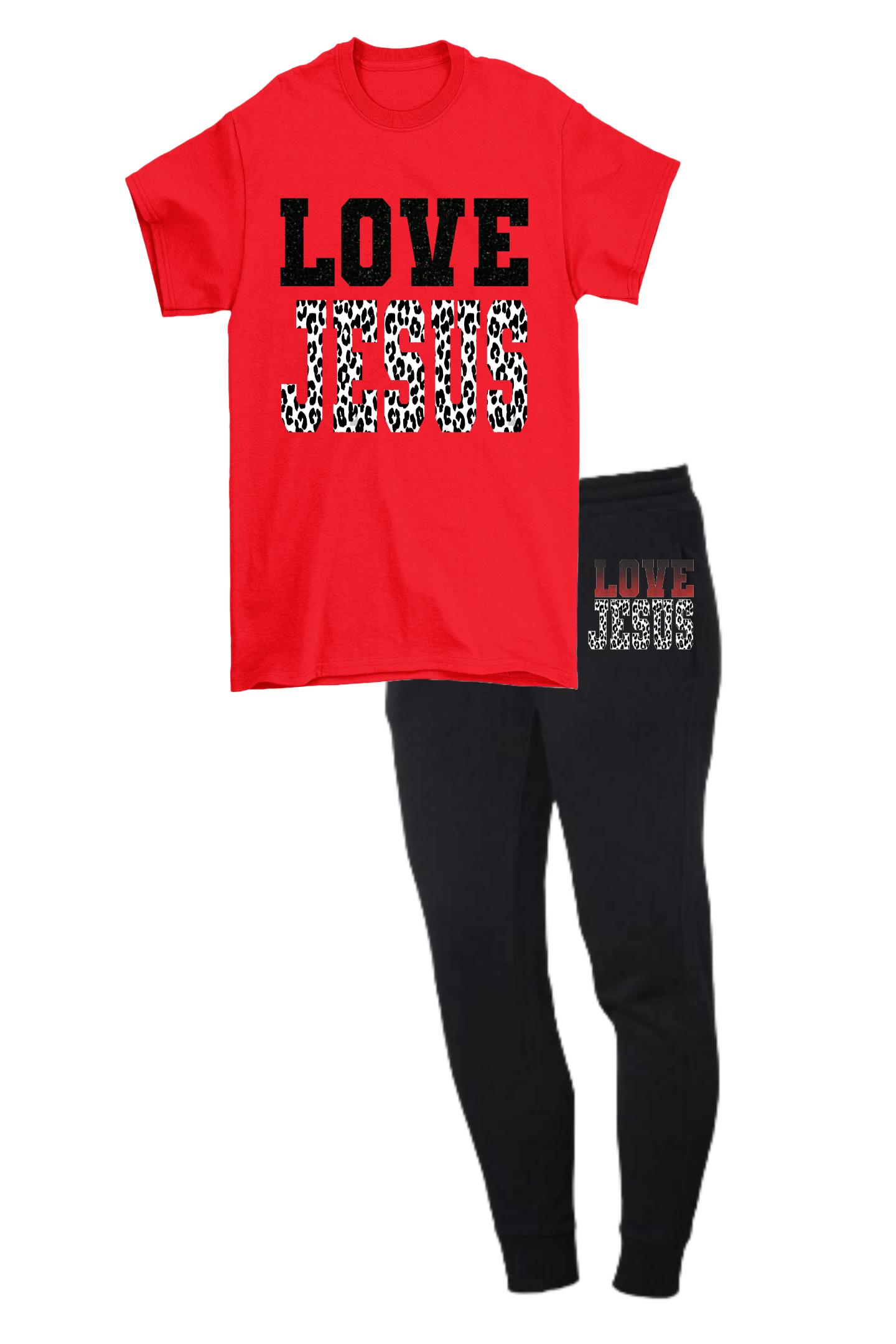 Love Jesus Summer Jogger Set