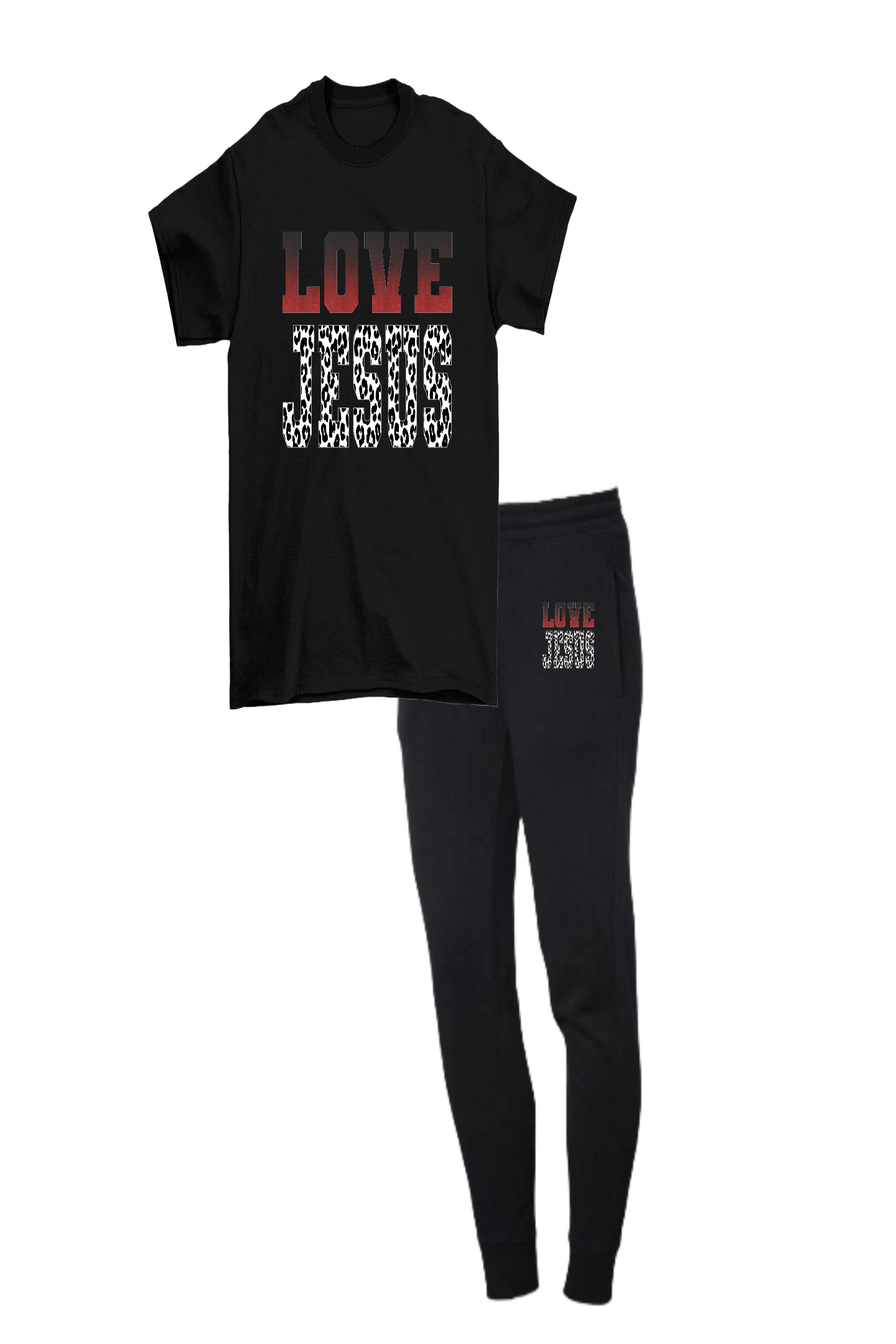 Love Jesus Summer Jogger Set