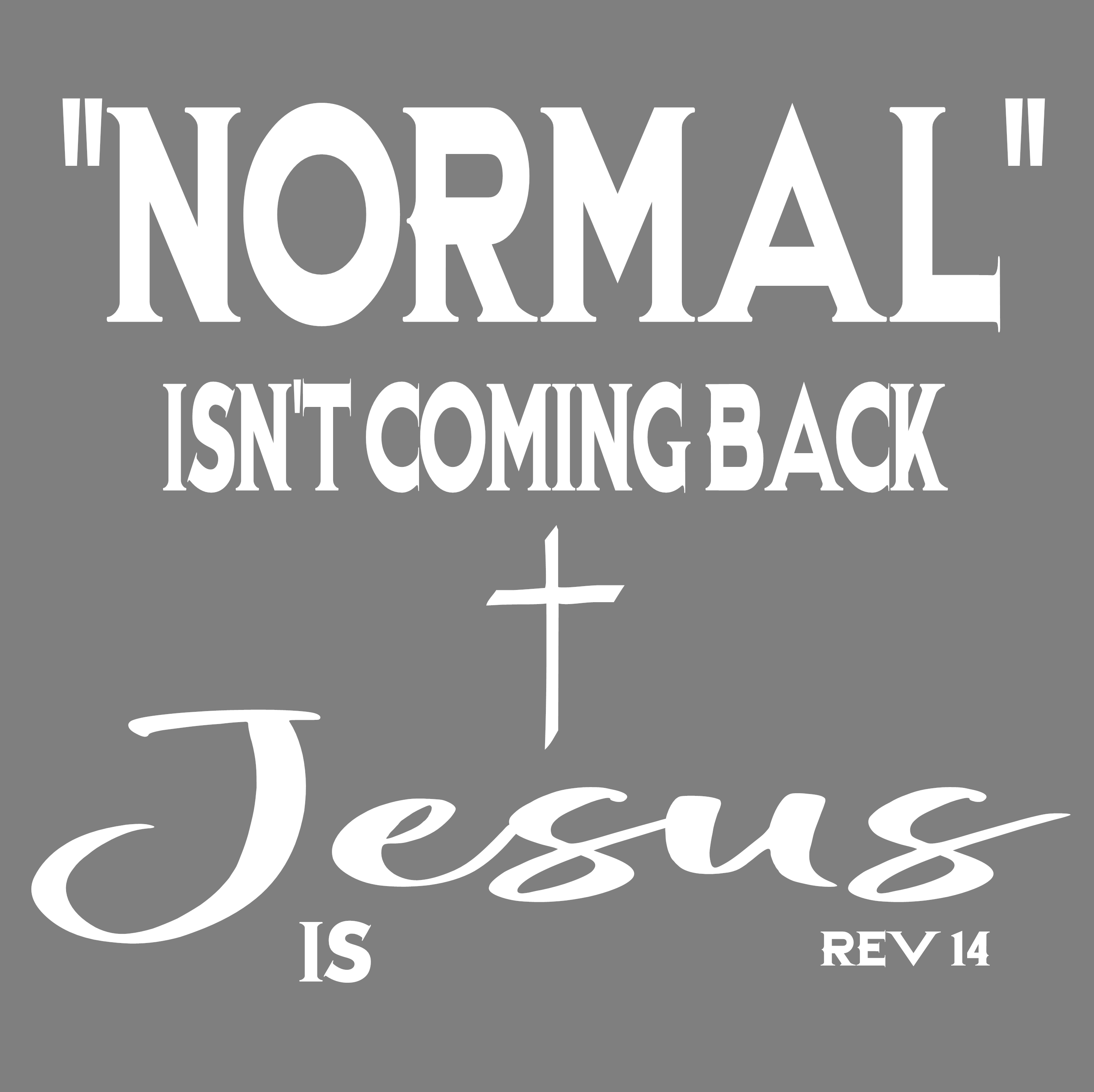 Normal Isn't Coming Back Jesus Is