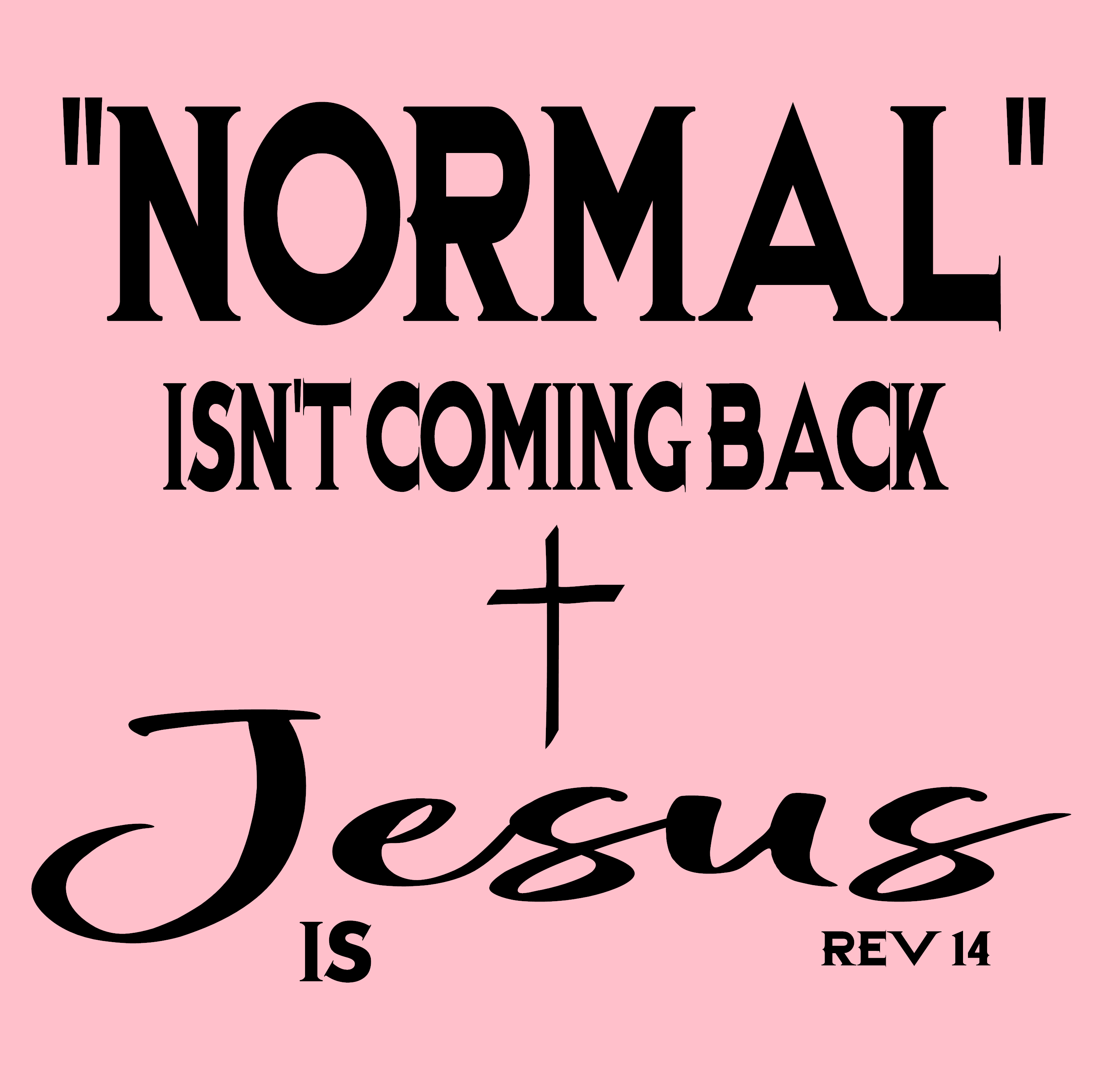 Normal Isn't Coming Back Jesus Is