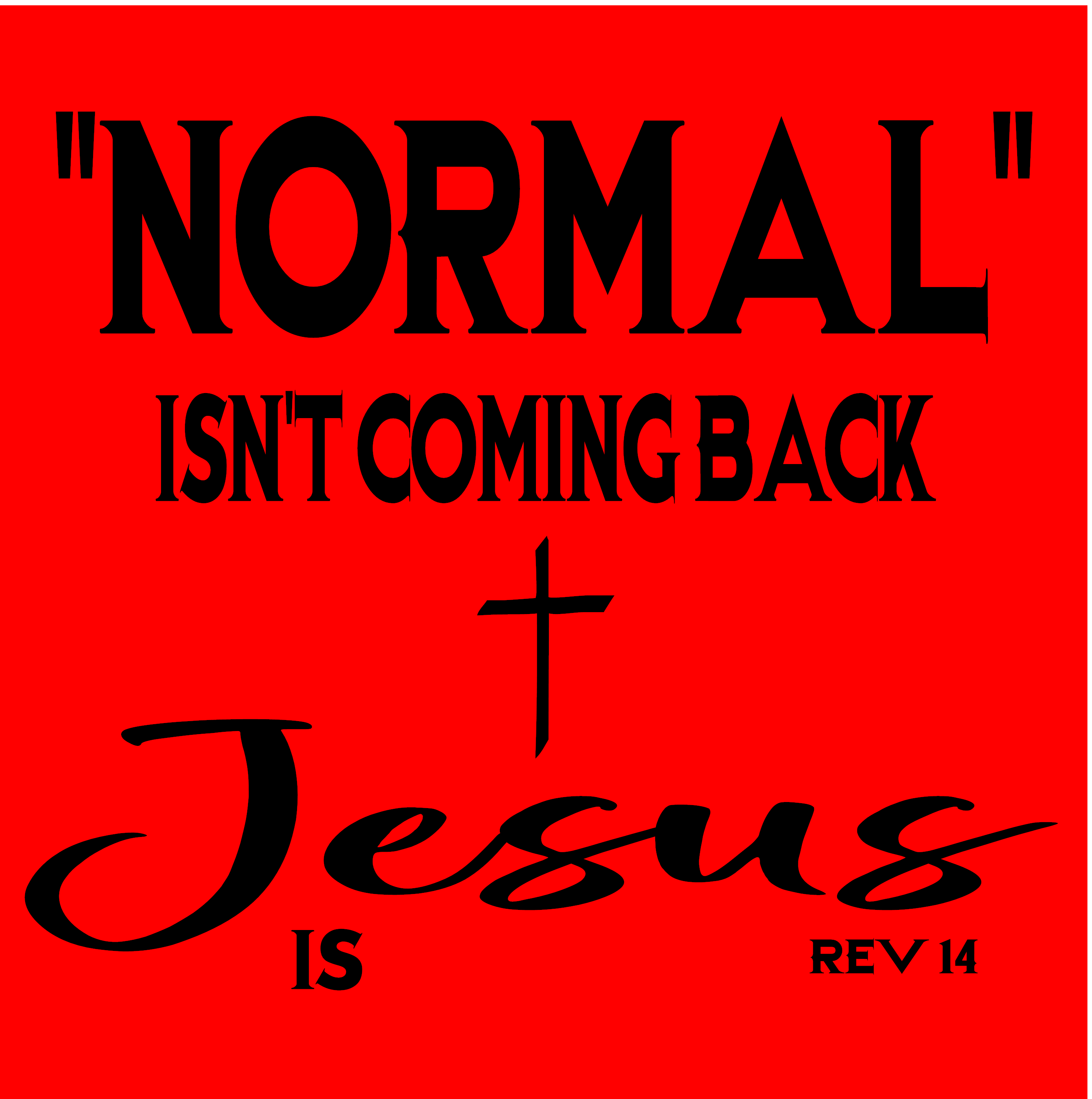 Normal Isn't Coming Back Jesus Is