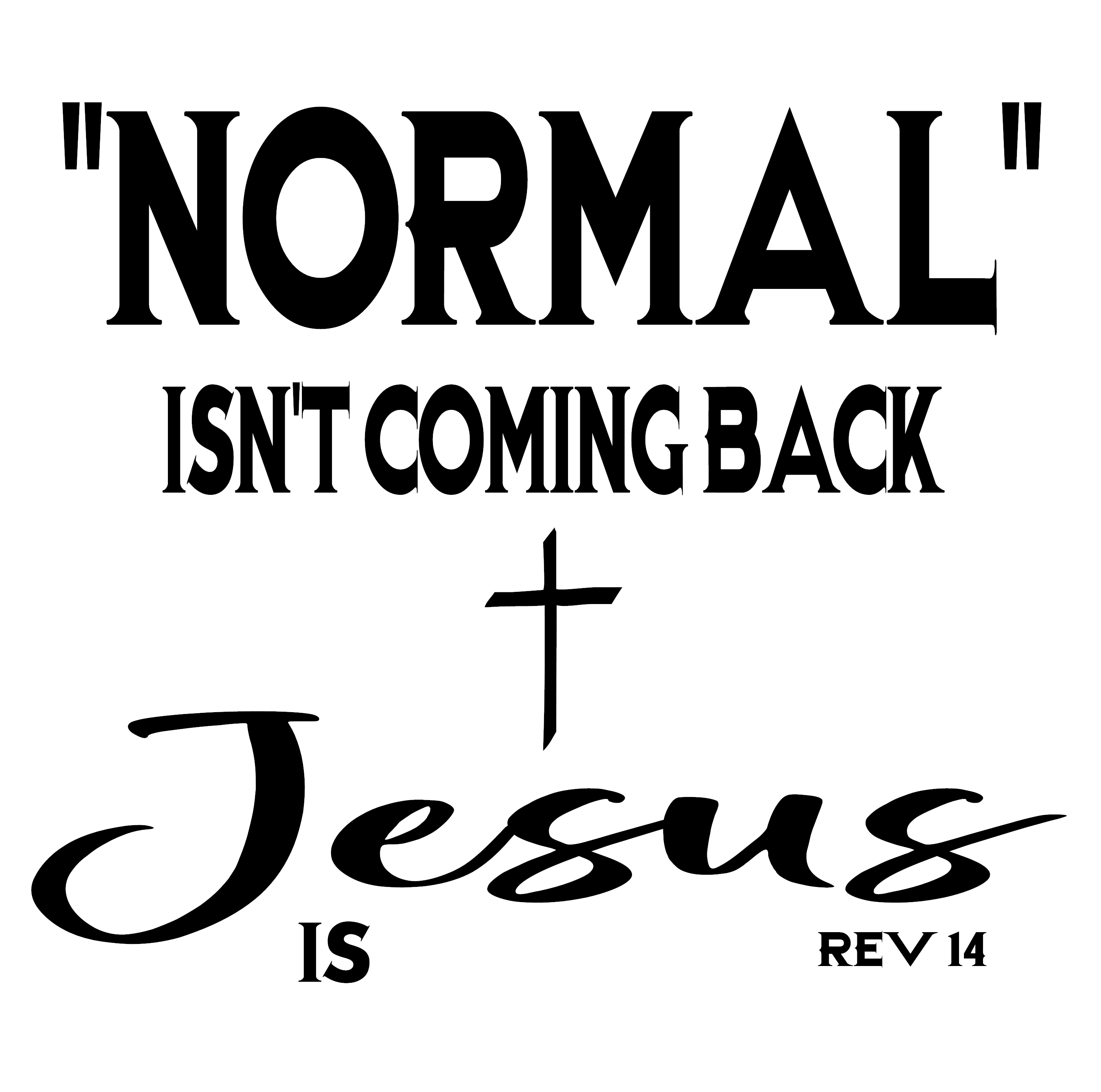 Normal Isn't Coming Back Jesus Is