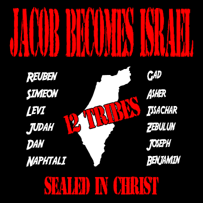 Jacob Becomes Israel 12 Tribes